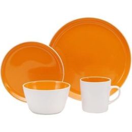 Color Burst Chili Mango 16-Pc Dinnerware Set