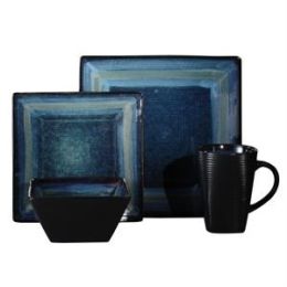 Adriatic Blue 16-Pc Dinnerware Set