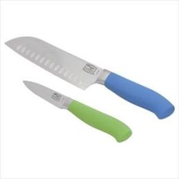 Kinzie Colors 2-Pc Santoku/Parer Set