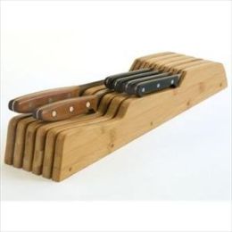 Bamboo Knife Block