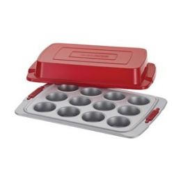 12-Cup Deluxe Covered Cupcake & Muffin Pan
