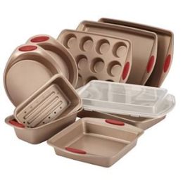 10-Pc Cucina Bakeware Set (Red)