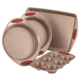 4-Pc Cucina Bakeware Set (Red)