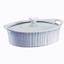 French White III 2.5-Qt Oval Casserole