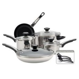 12-Pc High Performance Stainless Steel Cookware Set