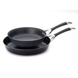 Symmetry Hard Anodized Twin Pack Open Skillets