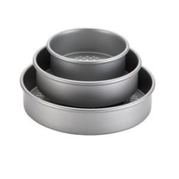 3-Pc Professional Cake Pan Set (Round)